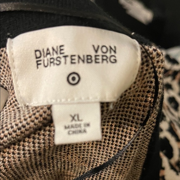 NWT Diane Von Furstenberg For Target Poppy Sweater knit halter tie back size XL - Picture 6 of 7